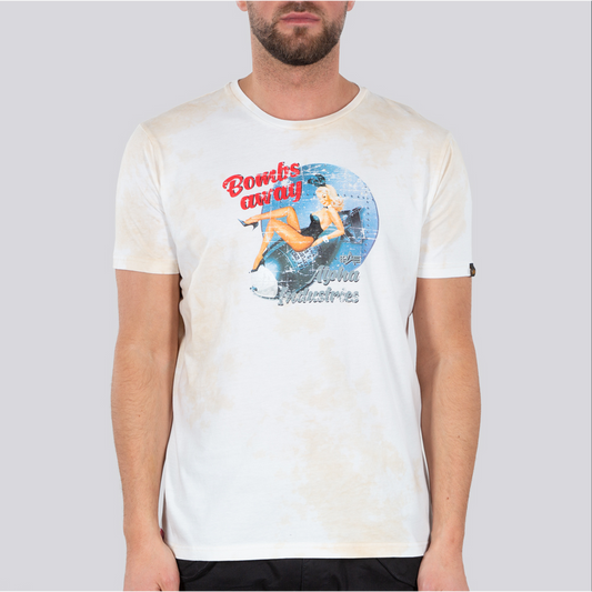 Nose Art T-shirt - vintage white