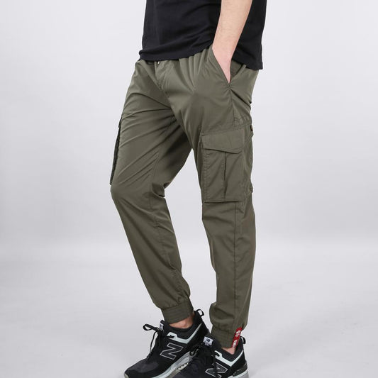 Nylon Cargo Jogger - dark olive