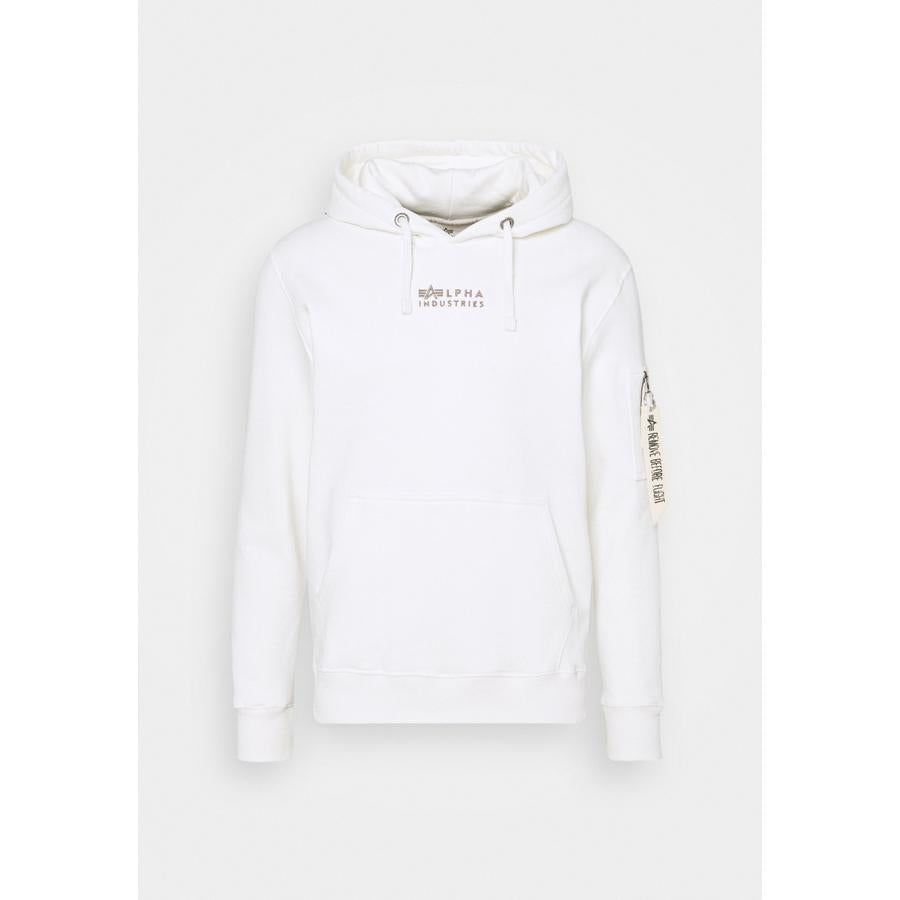 Organics EMB Hoody - organic white