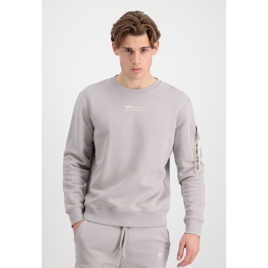 Organics EMB Sweater - organic grey