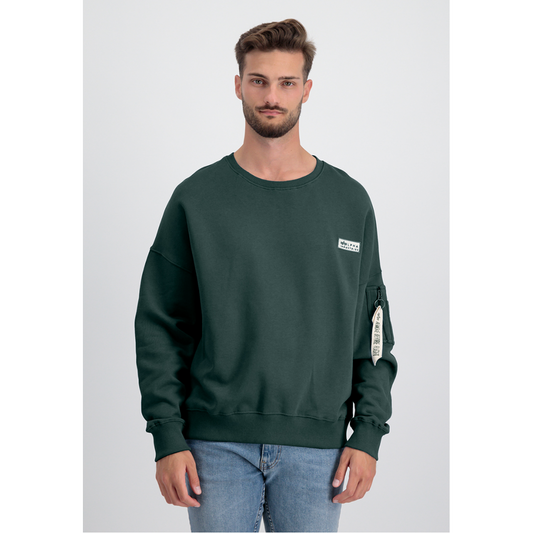 Organics OS Sweater - organic petrol