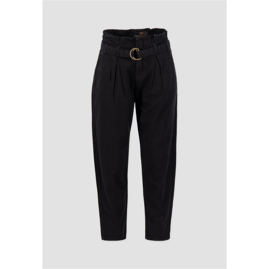 Paperbag Pant Woman - black