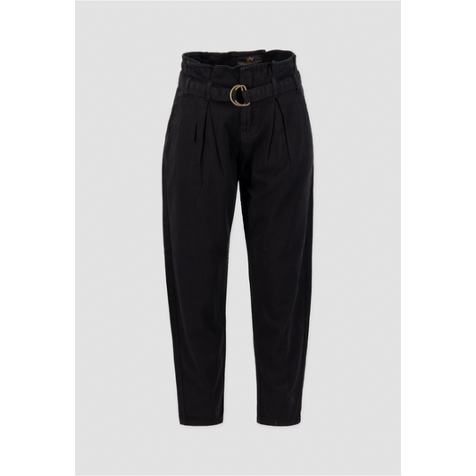 Paperbag Pant Woman - black