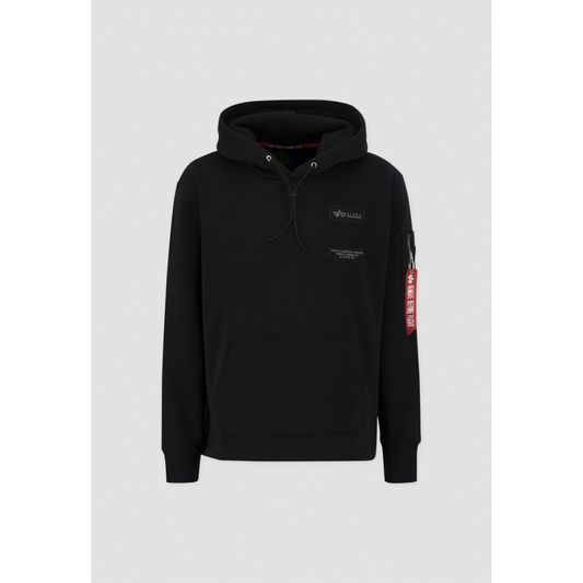 Patch Hoody LF - black