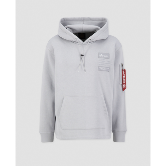 Patch Hoody LF - pastel grey