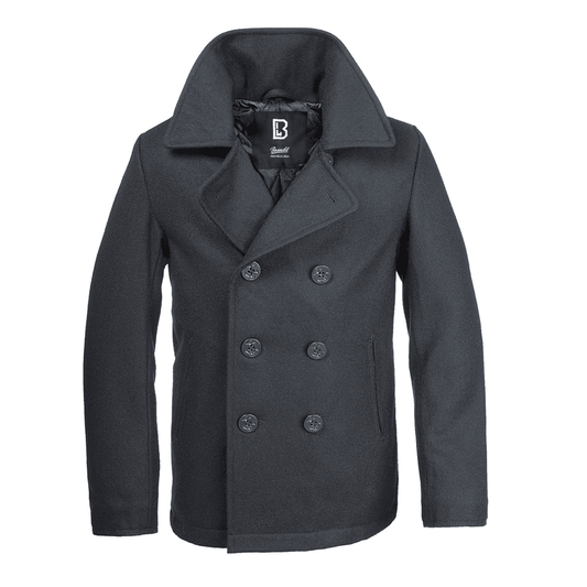 Pea Coat - black