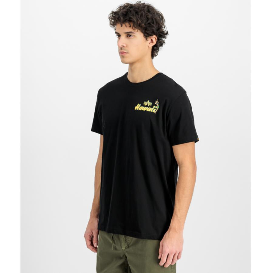 Pearl Harbor Back Print T-Shirt - black