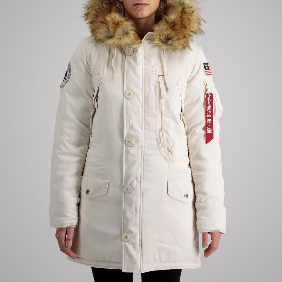 Polar Jacket Woman - jet stream white