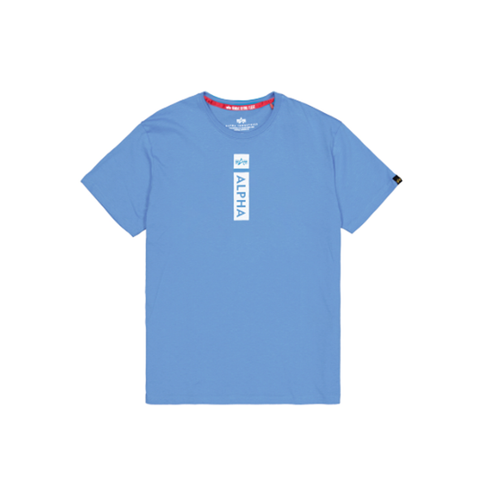 Alpha Puff Print T-Shirt - mediteranian blue