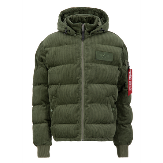 Puffer Cord - sage green