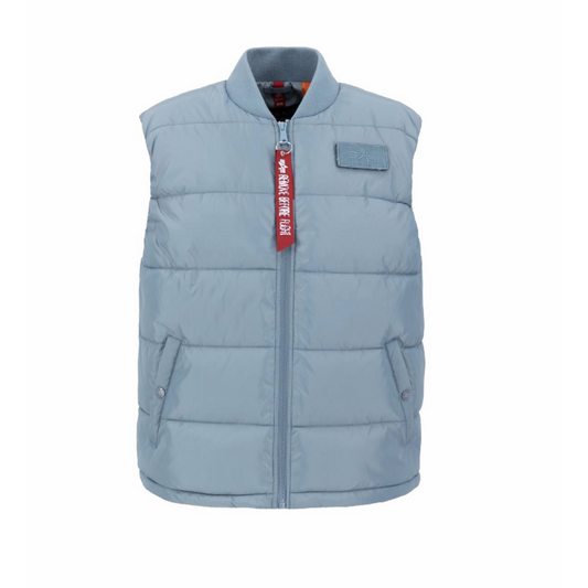 Puffer Vest LW - greyblue