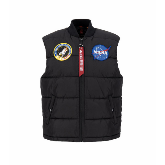 Puffer Vest NASA - black