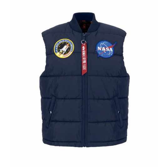 Puffer Vest NASA - replica blue