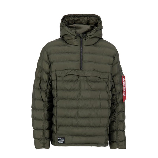 Puffer Anorak - dark olive