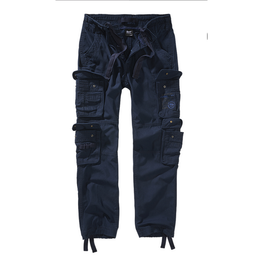 Pure Slim Fit Trousers - navy
