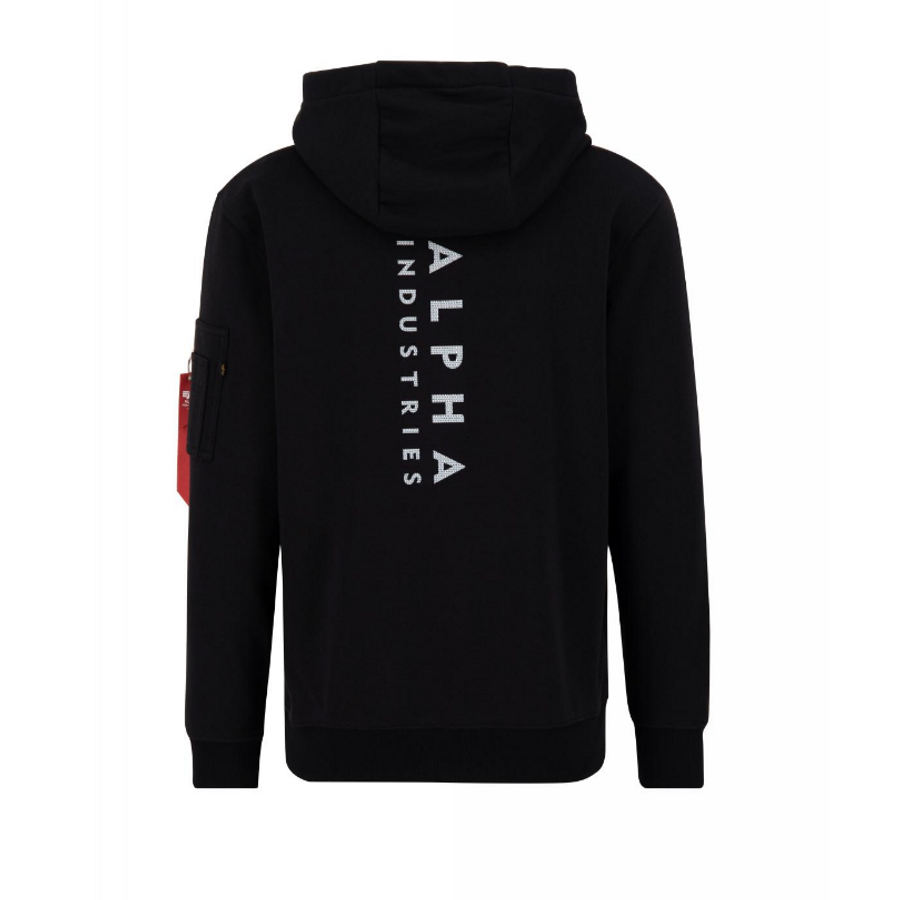 R Print Hoody - black