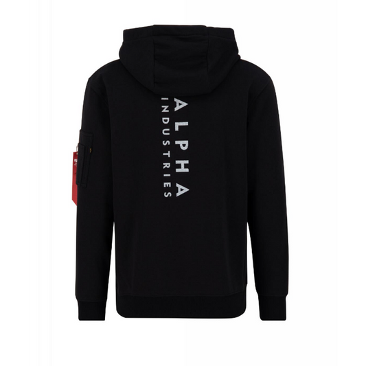 R Print Hoody - black