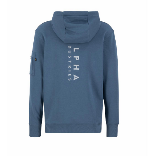 R Print Hoody - vintage marine