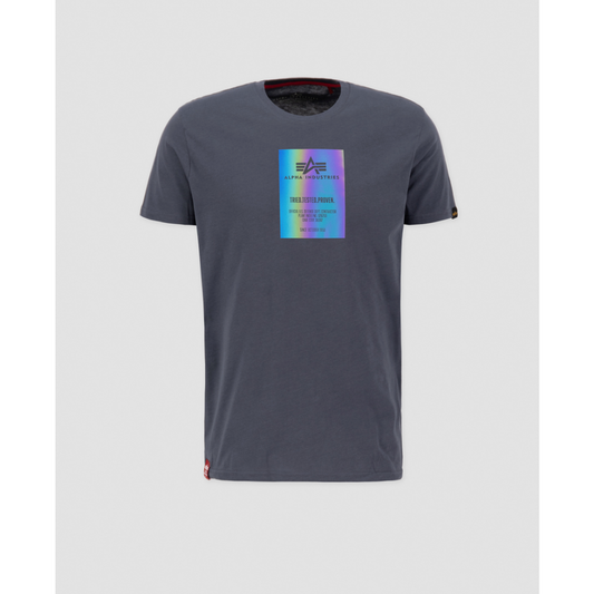 Rainbow Reflective Label T - greyblack