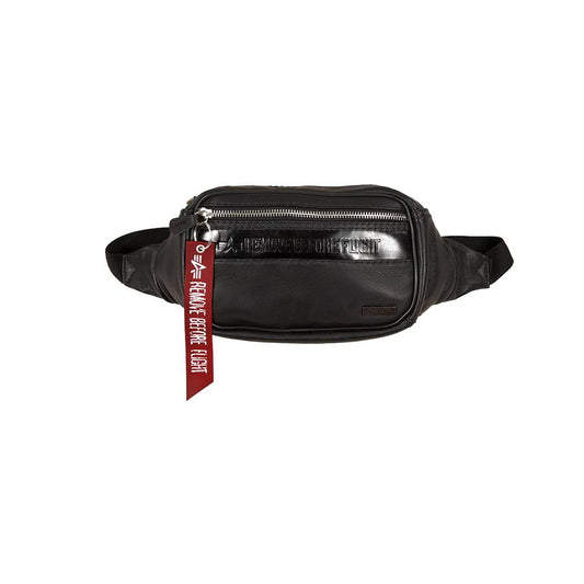 RBF Leather Waist Bag - black