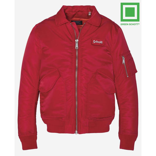 Recycled Nylon CWU Bomber - red