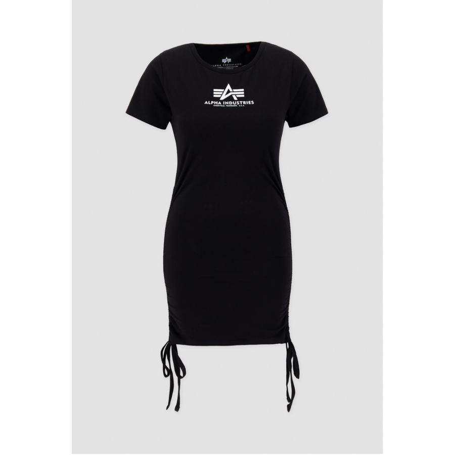 Ruched Dress Woman - black