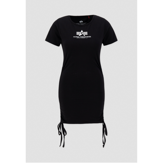 Ruched Dress Woman - black