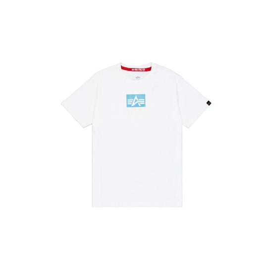 Satin Logo T - white