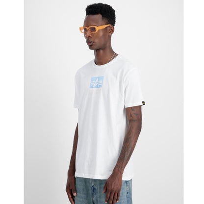Satin Logo T - white