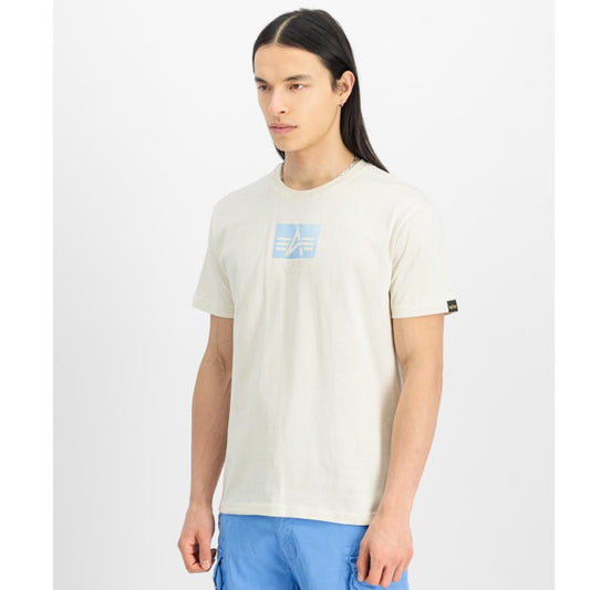 Satin Logo T - vintage white