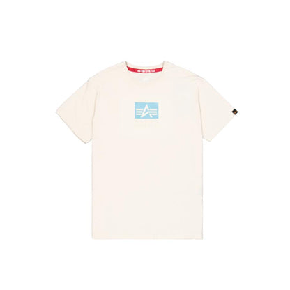 Satin Logo T - vintage white