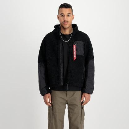 Sherpa Zip-Jacket - black
