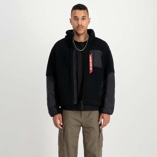 Sherpa Zip-Jacket - black