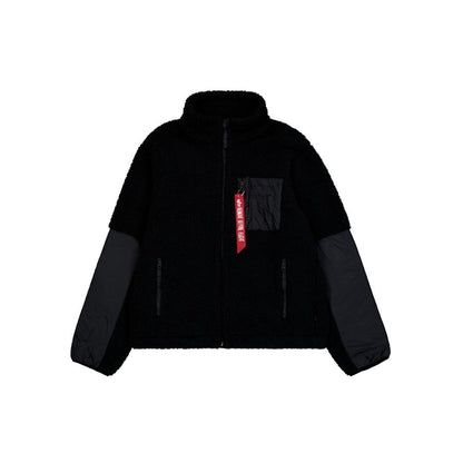 Sherpa Zip-Jacket - black
