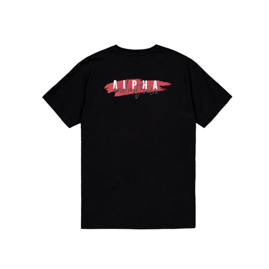 Signature Puff Print BP T - black