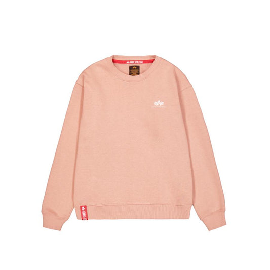 Basic Sweater Small Logo - dusty coral