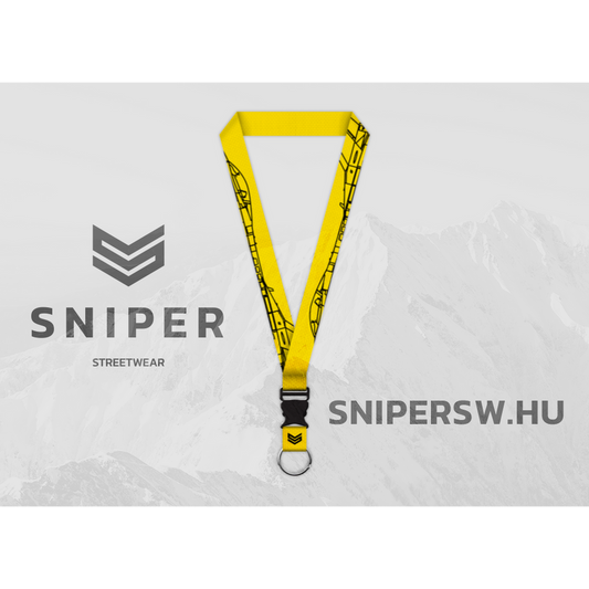 Sniper Aviator Lanyard - yellow