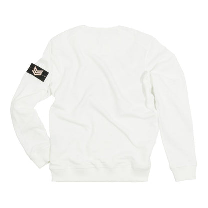 Big Logo Sweater - white
