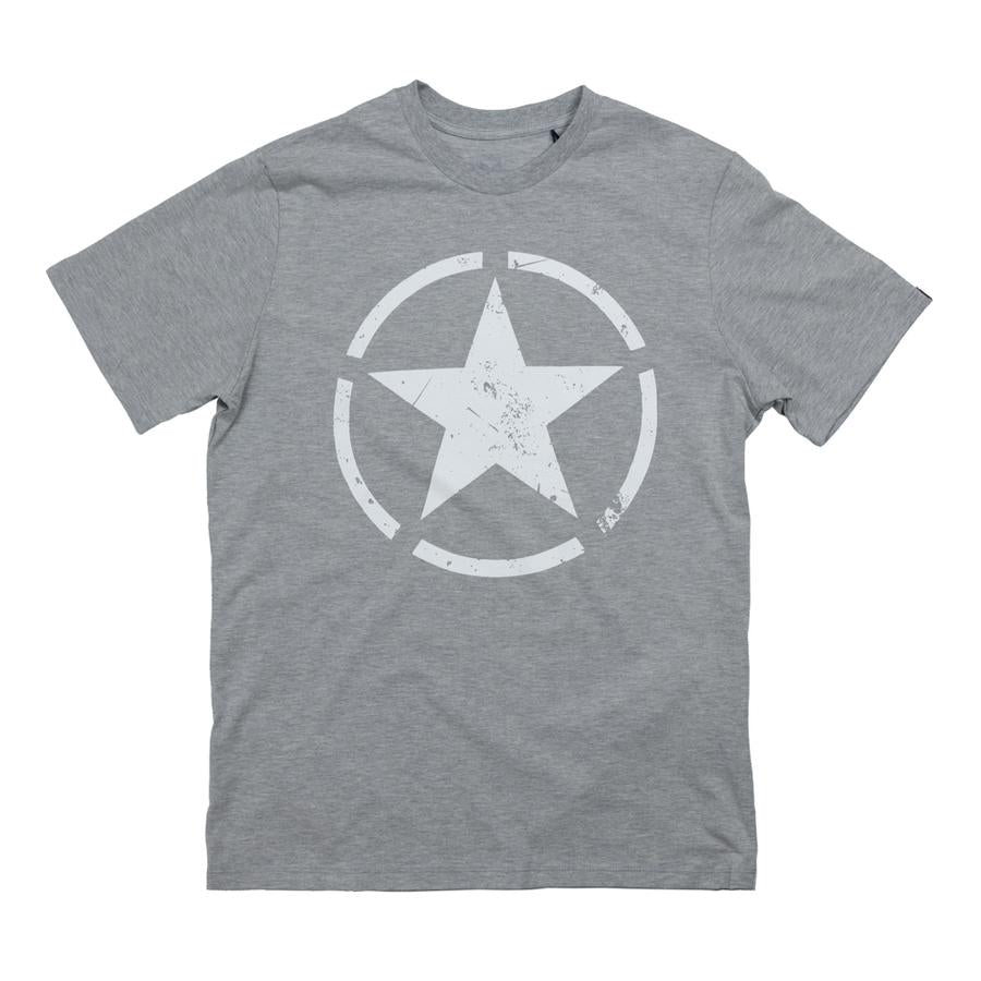 Star T - greyheather/white