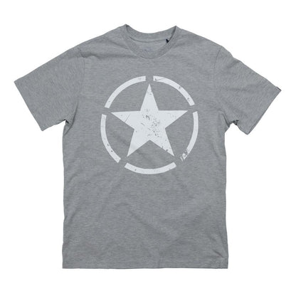 Star T - greyheather/white