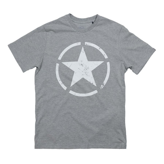 Star T - greyheather/white