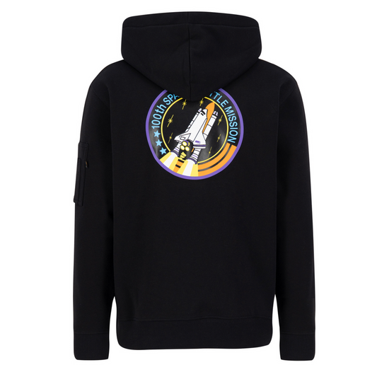 Space Shuttle Hoody - black/neon purple