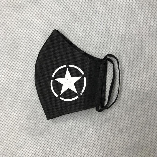 Star Facemask - black