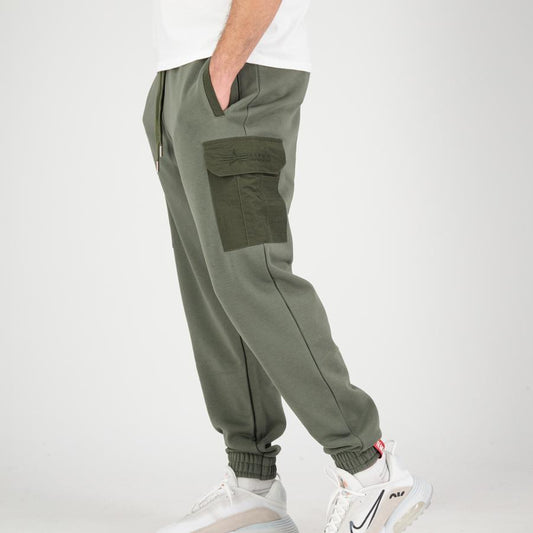 Sweat Nylon Cargo Jogger - dark olive