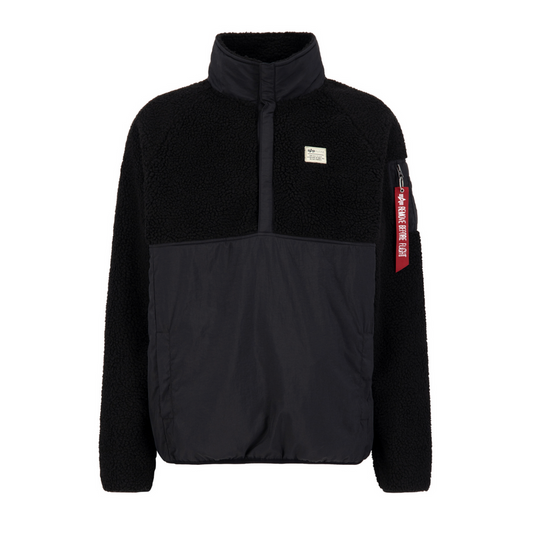 Teddy Nylon Anorak - black