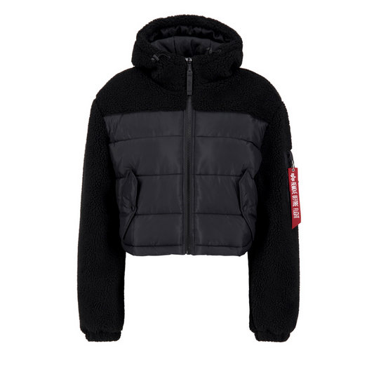 Teddy Puffer Woman - black