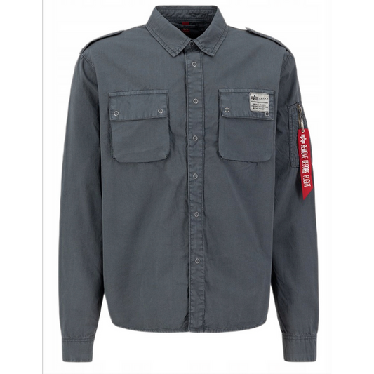 Urban Military Shirt - vintage grey
