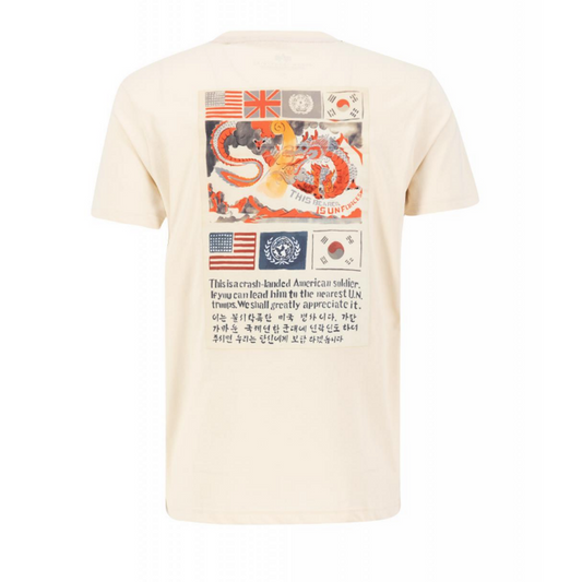 USN Blood Chit T 2 - jet stream white