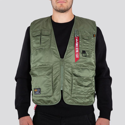Utility Vest - sage green