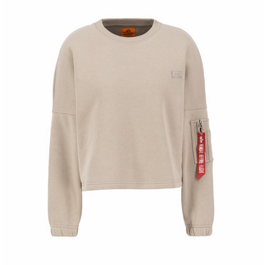 X-Fit Label OS Sweater Woman - vintage sand